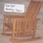 Rocking Chair Slatted (open)